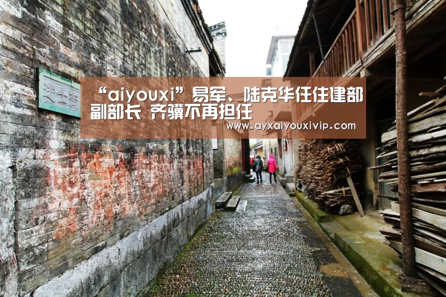 “aiyouxi”易军、陆克华任住建部副部长 齐骥不再担任